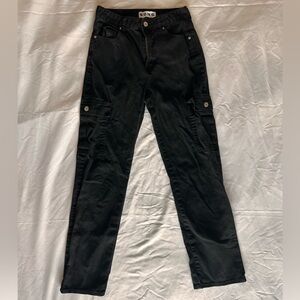Black Women's Cargo Jeans